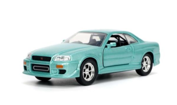 JAD32586 - NISSAN GT-R R34 Biran 2002 Blauw FAST & FURIOUS - 1