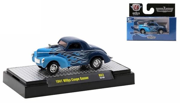 M2M-32600-63-F - 1941 WILLYS Gasser Coupé, blauw - 1