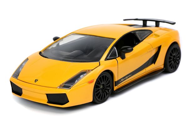 JAD32609 - LAMBORGHINI Gallardo SuperLeggera Geel FAST and FURIOUS - 1
