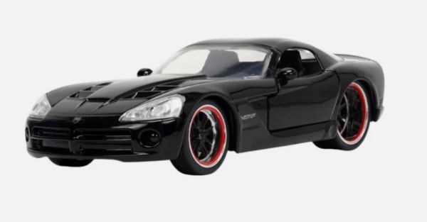 JAD32612 - DODGE Viper SRT Glossy zwart - FAST and FURIOUS Letty's - 1