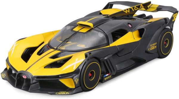 MST32911Y - Bugatti Bolide Zwart en Geel - 1