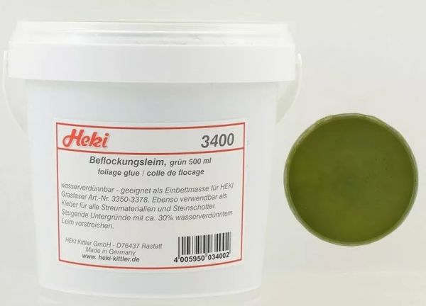 HEK3400 - Groene flocking lijm - 500 ml - 1