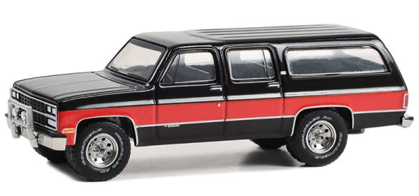 GREEN35270-E - 1990 CHEVROLET Suburban zwart ALL-TERRAIN in blisterverpakking - 1