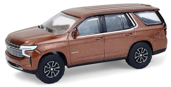 GREEN35300-E - CHEVROLET Thoe 2022 metallic bruin uit de BLUE COLLAR-serie (in blisterverpakking) - 1