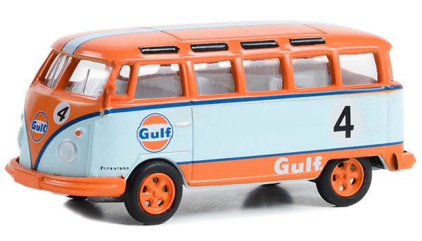 GREEN36070-B - VOLKSWAGEN Samba bus 1964 GULF uit de serie CLUB VEE-DUB in blisterverpakking - 1