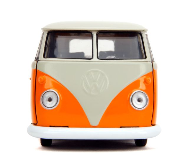 JAD36144 - 1961 VOLKSWAGEN Bus Oranje en Beige DISNEY Stitch - 1