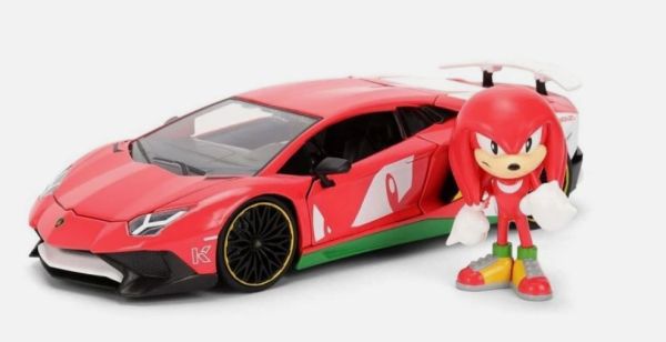JAD36264 - LAMBORGHINI Aventador SV met KNUCKLES-figuurtje - SONIC - 1