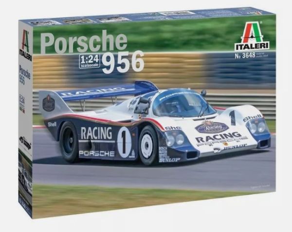 ITA3648 - PORSCHE 956 Racing #1 om te monteren en te beschilderen - 1