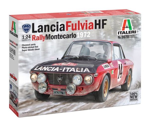 ITA3670 - LANCIA Fulvia HF #14 Monte Carlo Rally 1972 om te assembleren en te spuiten - 1