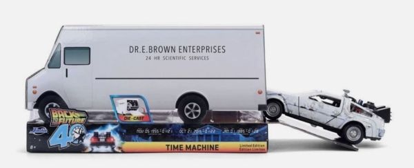 JAD36848 - Dollarean grijze camouflage met vrachtwagenvormige doos. Terug naar de toekomst. - 1