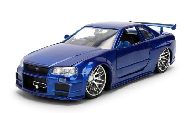 JAD37704 - NISSAN Skyline GT-R 1999 Blauwe FAST & FURIOUS - 1