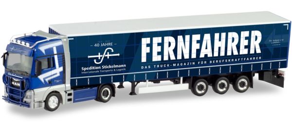 HER311649 - MAN TGX XXL 4x2 met schuifzeiloplegger 3 Assen FERNFAHRER - 1