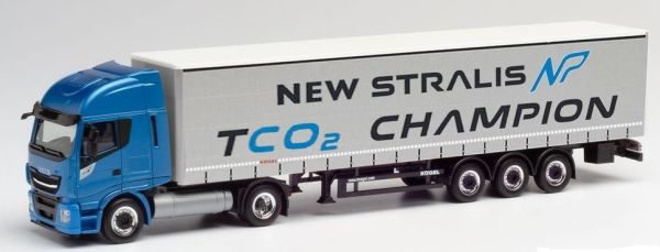 HER312271 - IVECO Stralis NP 4x2 met 3 Assen TC02 CHAMPION dekzeilaanhanger - 1