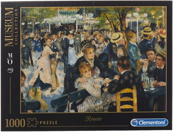 CLE31412 - Puzzel 1000 stukjes Bal du moulin de la galette - 1