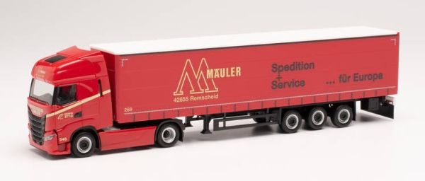 HER314121 - IVECO S-Way 4x2 met zeiloplegger 3 assen GUSTAV MÄULER - 1