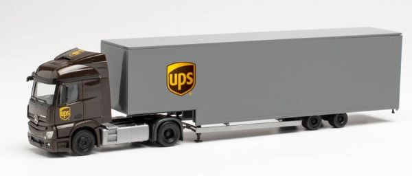 HER314244 - MERCEDES Actros S. 4x2 met UPS 2 assen aanhangwagen - 1