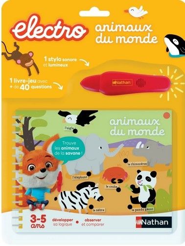 NAT31543 - Electro blisterverpakking – Dieren van de wereld - 1