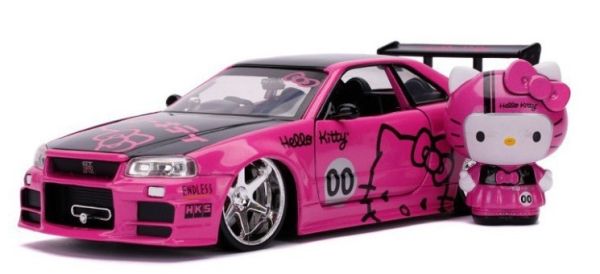 JAD31613 - NISSAN Skyline GT-R 2002 met Hello Kitty-figuur - 1