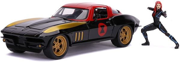 JAD31749 - 1966 Chevy CORVETTE met BLACK WIDOW - 1