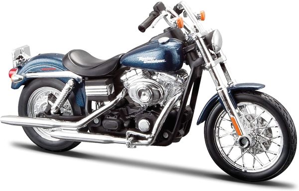 MST32320-F - HARLEY DAVIDSON FXDBI Dyna Street Bob 2006 Blauw - 1
