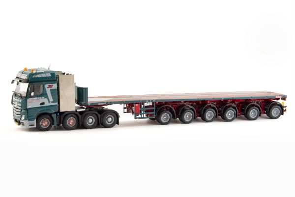IMC33-0105 - MERCEDES Actros Bigspace 8x4 met 6-assige Nooteboom platform J.BROUWER - 1