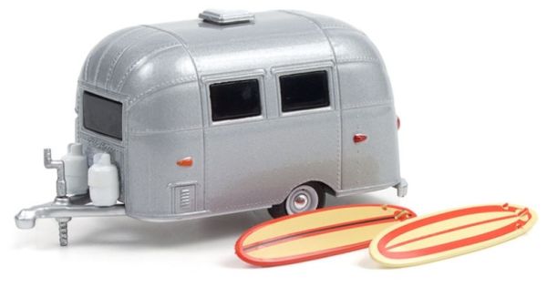 GREEN34110-F - Caravan 1 asser AIRSTREAM 16' met branding uit de HITCHED Homes serie in blisterverpakking - 1