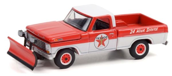 GREEN35200A - FORD F-250 1968 TEXACO Service BLAUWE KRAAG COLLECTIE in blister - 1