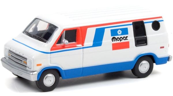 GREEN35200C - DODGE B100 1976 MOPAR BLAUWE KRAAG COLLECTIE in blister - 1