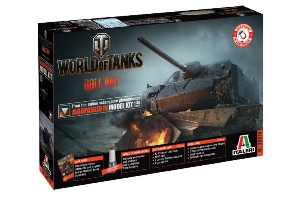 ITA36510 - Tank Jagdpanzer IV WORLD OF TANKS om te monteren en te schilderen - 1