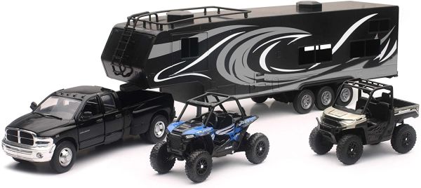 NEW37046 - Camper met RANGER XP1000 en twee POLARIS RZR XP turbo - 1