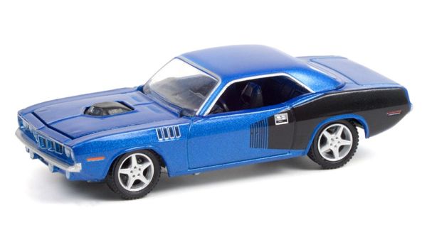 GREEN37230-C - PLYMOUTH Barracuda Barrett Jackson blisterverpakking - 1