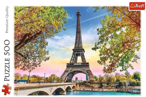 TRF37330 - Puzzel 500 stukjes Romantisch Parijs - 1
