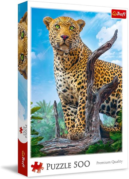 TRF37332 - Wilde luipaard puzzel van 500 stukjes - 1
