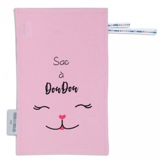 DC3767-1 - MY SAC A DOUDOU in katoen - fun Pink - 1