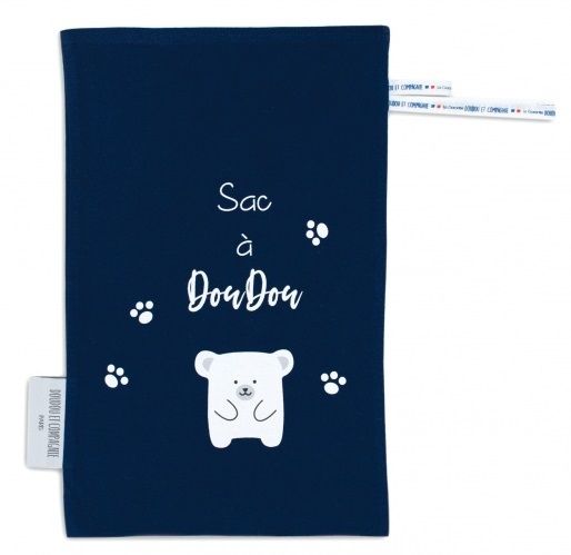 DC3767-4 - MON SAC A DOUDOU in katoen - fun Marineblauw - 1