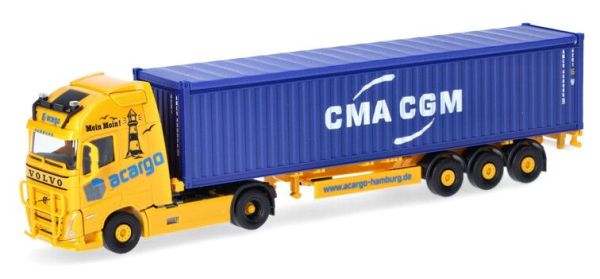 HER318822 - VOLVO FH 4x2 met 3-assige containerhouder Acargo -CMA-CGM - 1