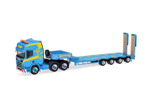 HER318884 - SCANIA CR20 6x4 met 4-assige machinewagen MARTIN WITTWER - 1