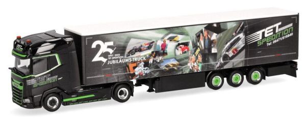 HER318907 - DAF XG 4x2 met 3-assige aanhangwagen TET 25 jaar - 1