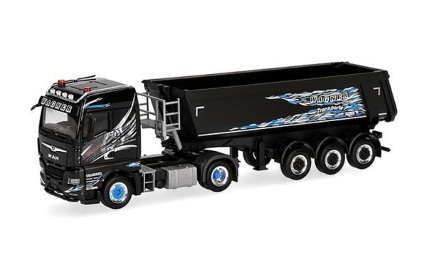 HER319928 - MAN TGX GM 4x2 met kiepbak, 3 assen, WAGNER MITTELESCHENBACH - 1