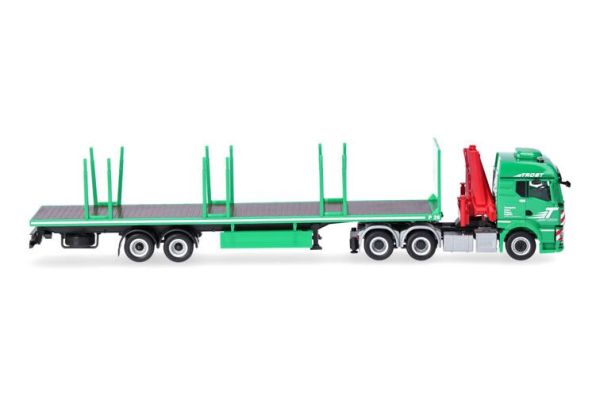 HER320368 - MAN TGS TM 6x4 met TROST-aanhanger met twee assen - 1