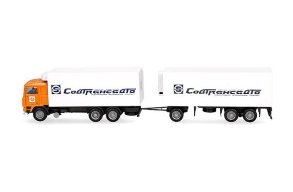 HER321167 - VOLVO F10 6x4 met laadbak en 1+2-assige aanhanger SOVTRANSAVTO - 1