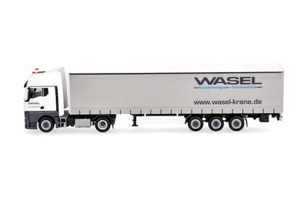 HER321235 - MAN TGX GX 4x2 met 3-assige schuifzeilaanhanger WASEL - 1