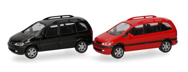 HER013932-002 - OPEL Zafira zwart en rood – 2 onderdelen om in elkaar te zetten - 1