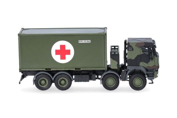 HER747219-002 - IVECO Trakker 8x8 met 20-voetscontainer van de Bundeswehr - 1