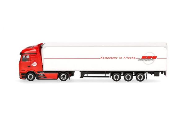 HER962551 - MERCEDES BENZ Actros ProCabin 4x2 met 3-assige koeloplegger van MEYER LOGISTIK - 1