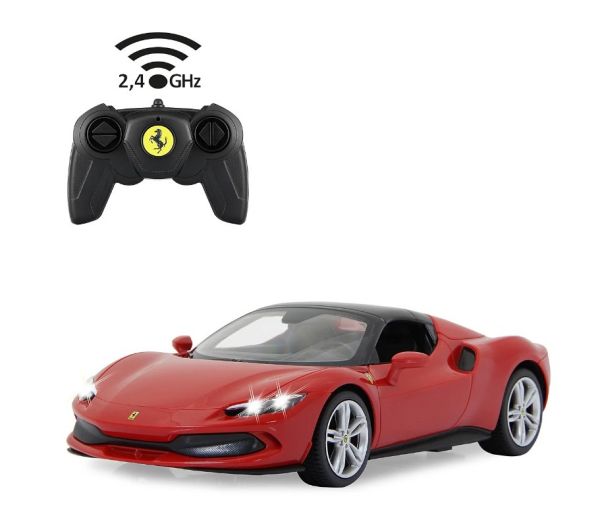 JAM402161 - Ferrari 296 GTS Rood - Radiografisch bestuurd - 1