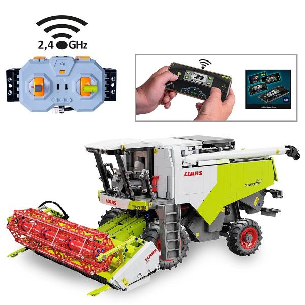 JAM402873 - CLAAS Dominator 370 RC Maaidorser - BAKSTENEN - 4567 Stuks - 1