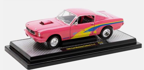 M2M-40300-121B - Ford Mustang Fastback 2+2 1966 Roze - 1