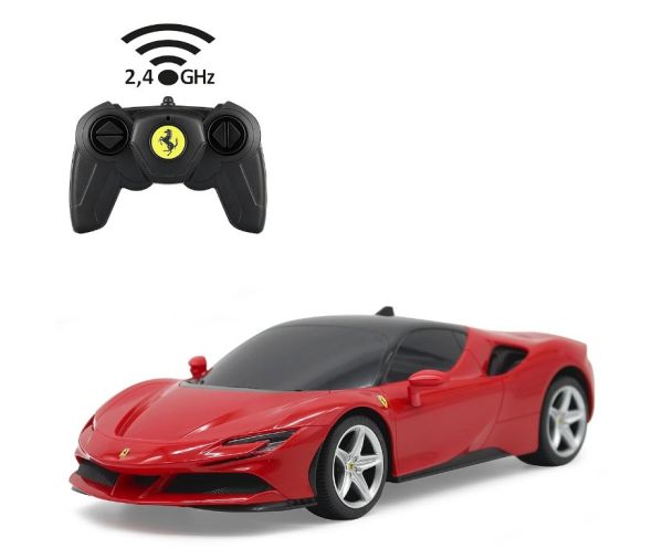 JAM403124 - Ferrari SF90 Stradale Rood - Radiografisch bestuurd - 1
