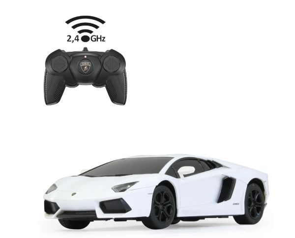 JAM404401 - Lamborghini Aventador Wit - Radiografisch bestuurd - 1